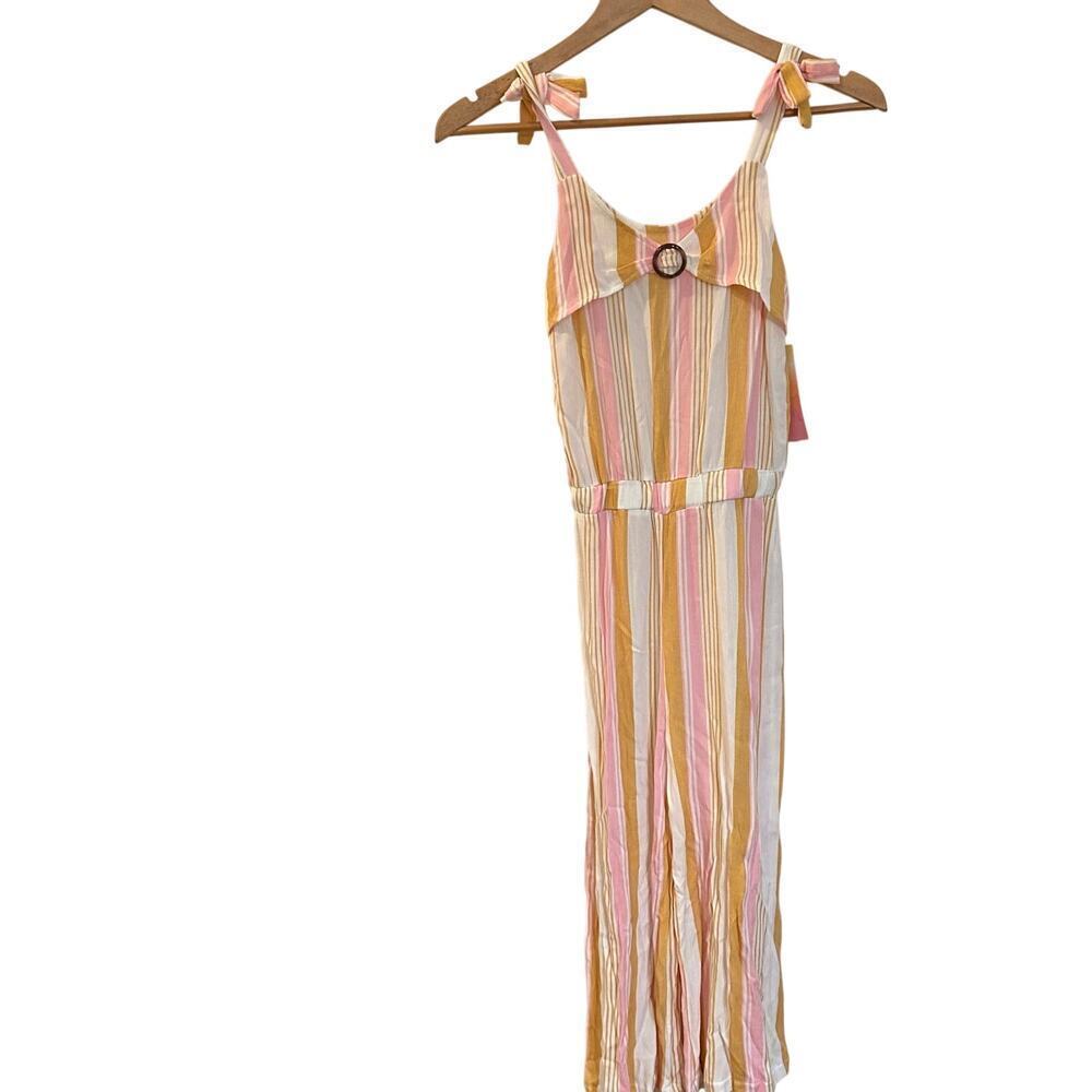 New Striped Romper sz 7/8 Sleeveless Summer Romper Bow